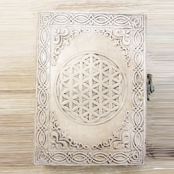 Journal // Leather Flower Of Life // Small