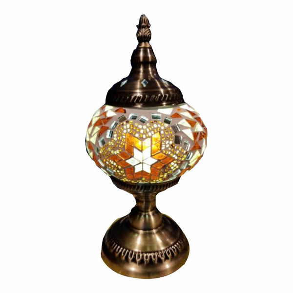 Mosaic Lantern // Classic // Amber