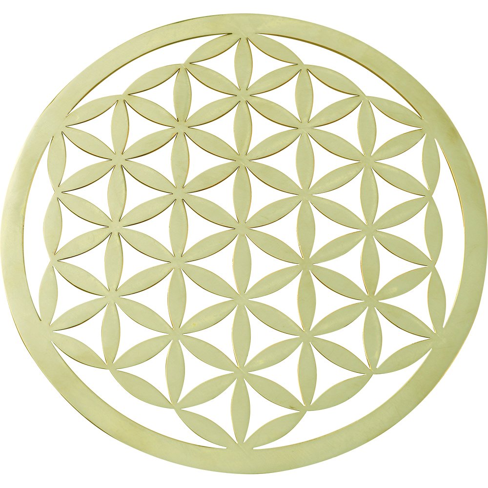 Crystal Grid // Brass Flower of Life // 15cm