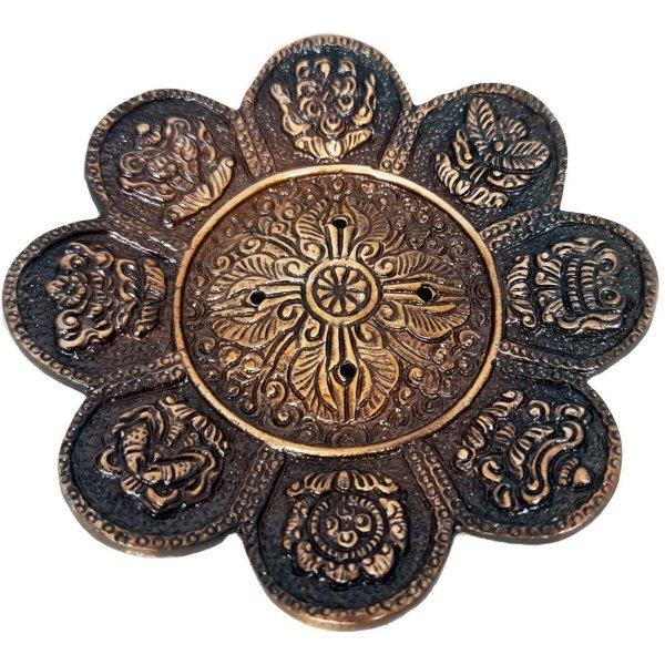 Incense Holder // 8 Auspicious Symbols