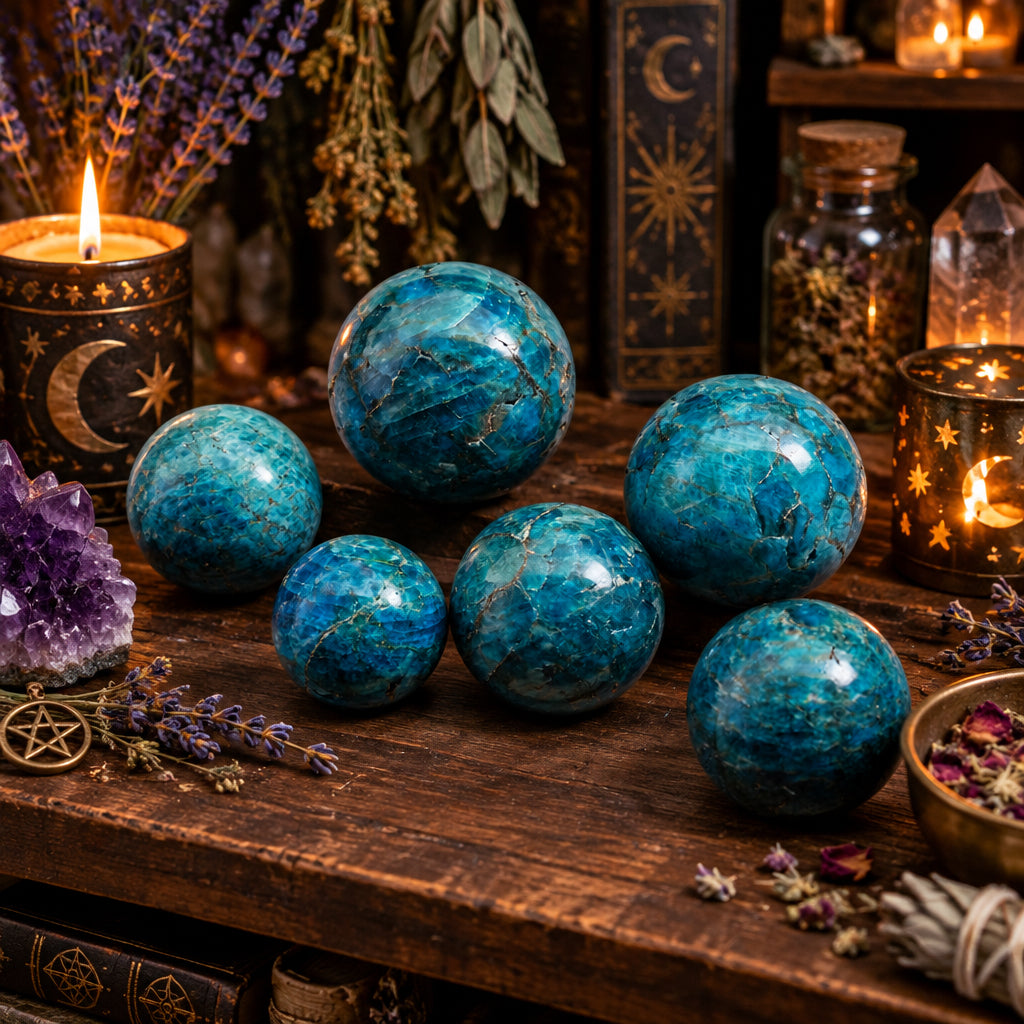 Crystal Sphere // Apatite