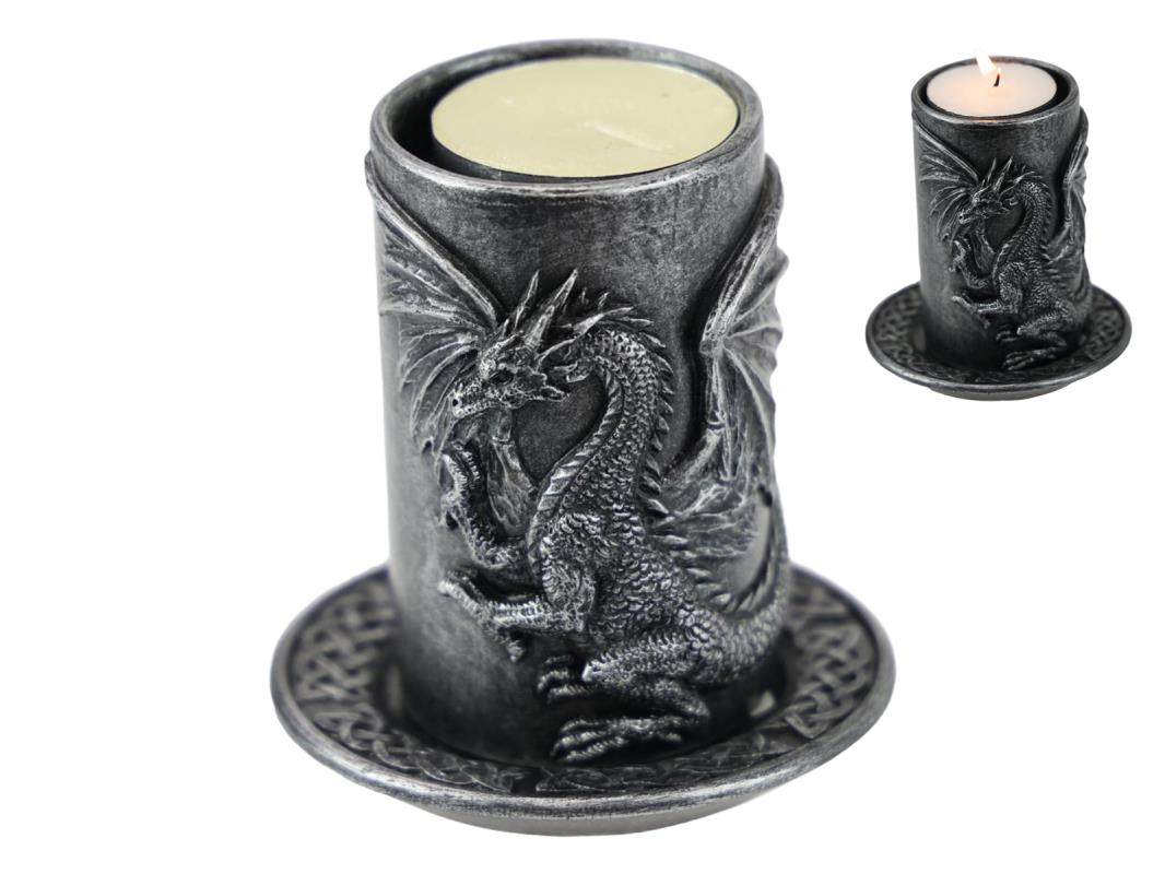 Candle Holder // Dragon With Plate