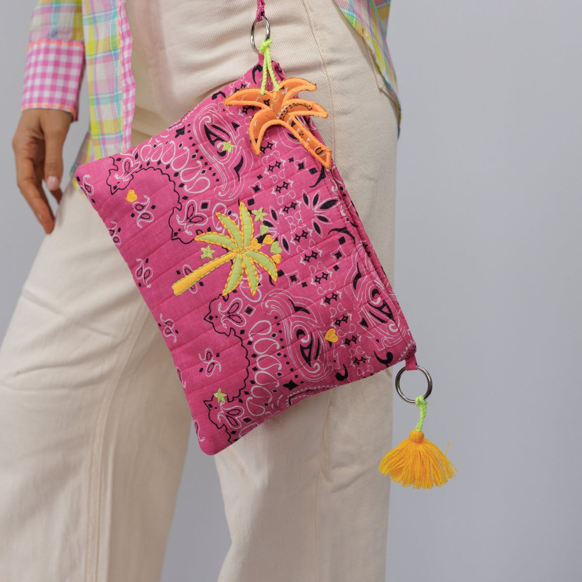Bag // Cotton // Pink + Orange