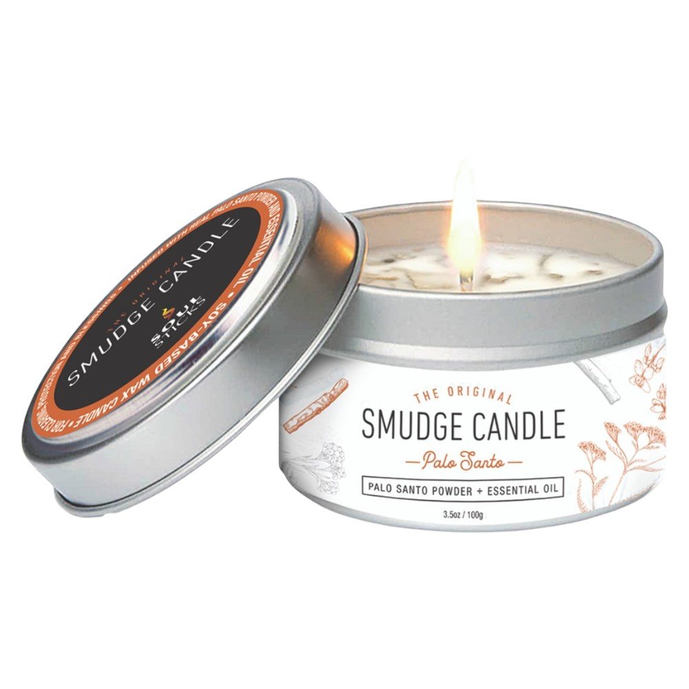 Candle // Smudge Travel Tin // Palo Santo // 100gms