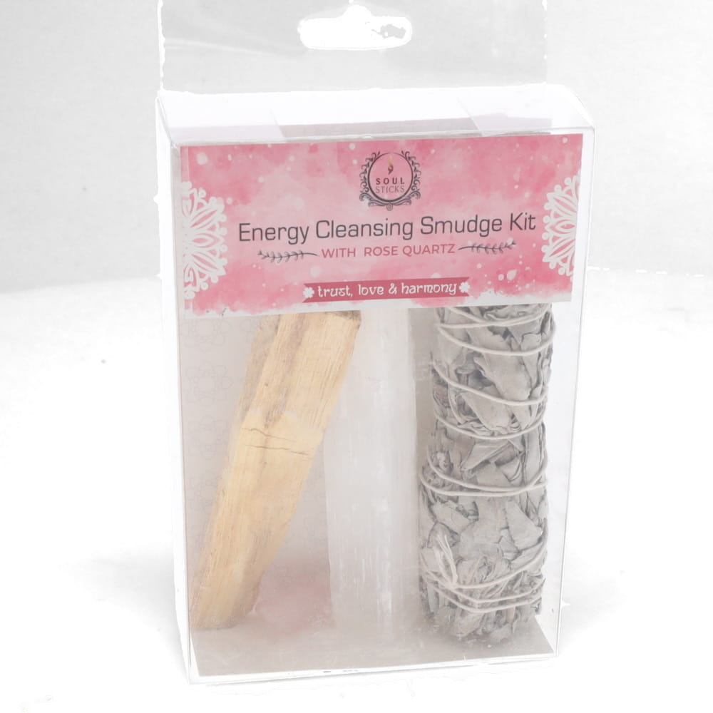 Smudge Kit // Rose Quartz Energy Cleansing