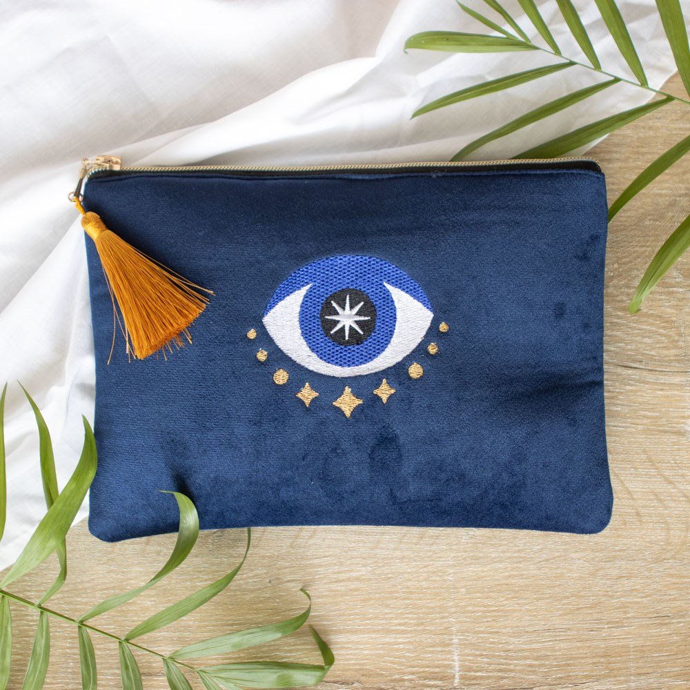 Make Up Bag // Velvet All Seeing Eye