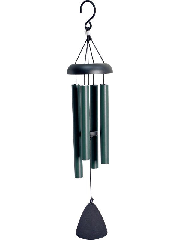Wind Chime // Forest Green Tuned Wind Chime // 21"