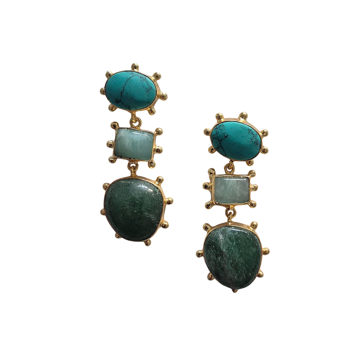 Earring // Natural Stone Gemstone