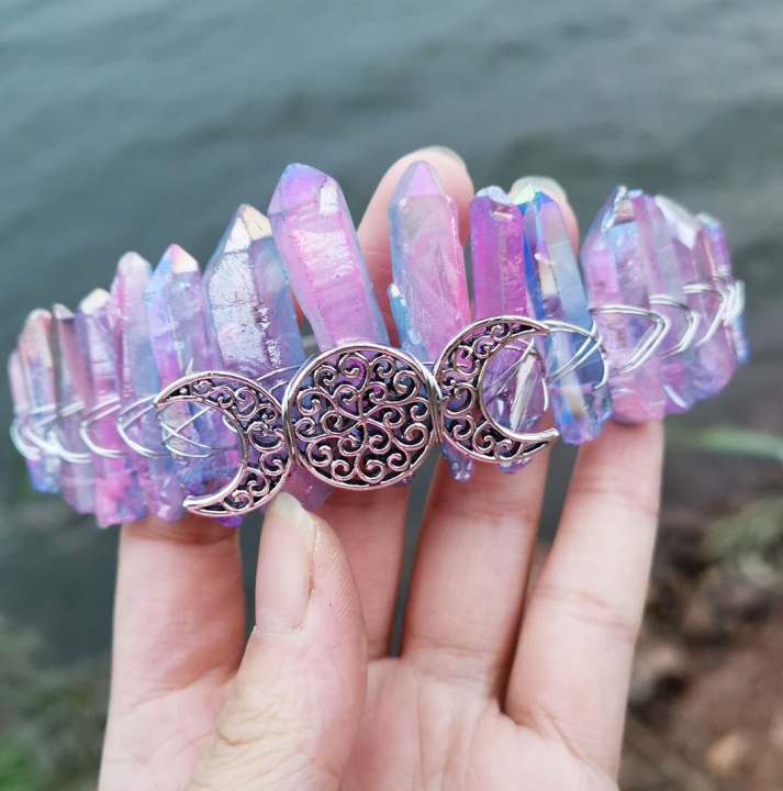 Faery // Crystal Crown // Unicorn Aura Quartz