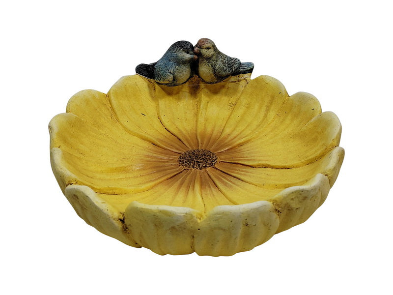 Bird Feeder // Garden Flower With Lover Birds // 37cm