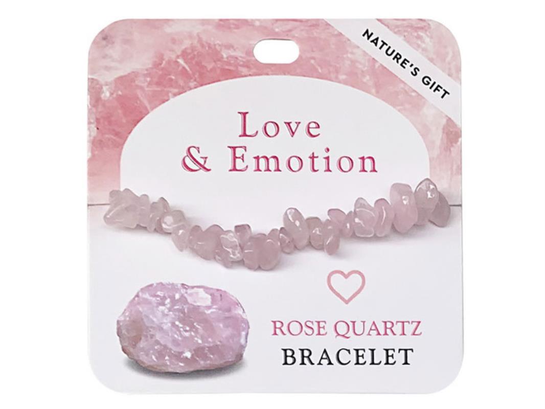 Crystal // Wellness Gemstone Bracelet // Rose Quartz
