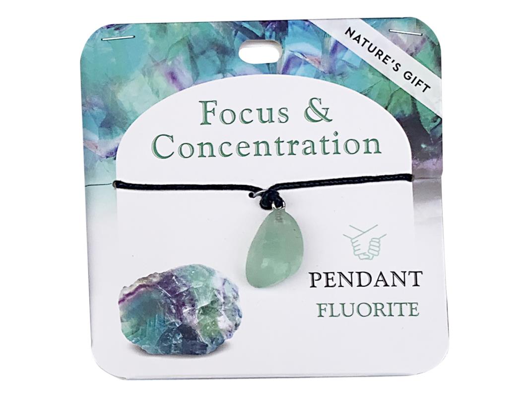Crystal // Wellness Gemstone Pendant // Fluorite