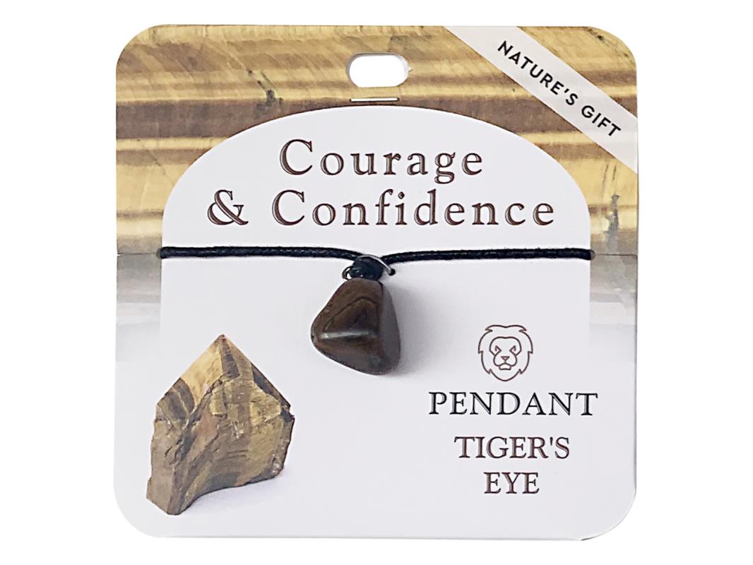 Crystal // Wellness Gemstone Pendant // Tiger Eye