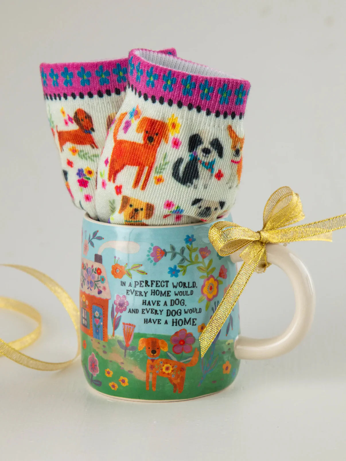 Mug & Sock Set // Every Dog Has A Home