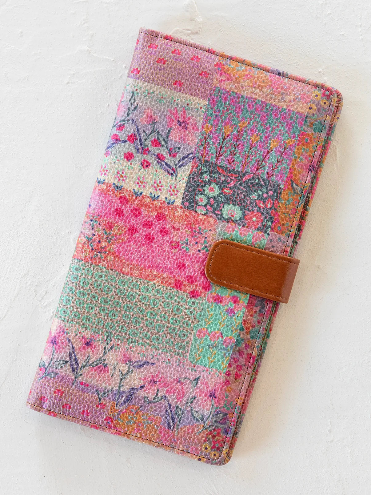 Car Document Holder // Pink Watercolor Patchwork