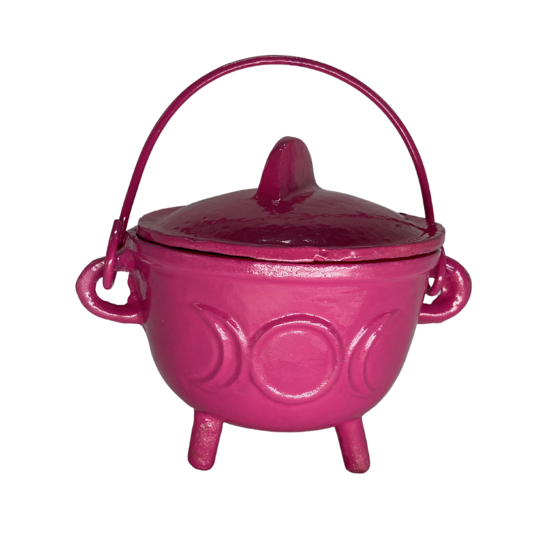 Cauldron // Triple Moon With Lid // Pink // Medium