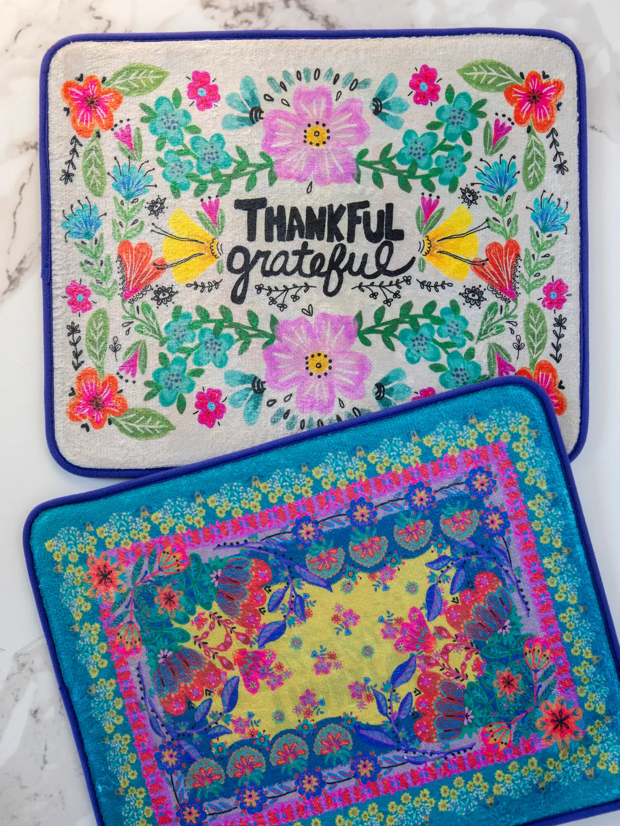 Reversible Dish Drying Mat // Thankful & Grateful