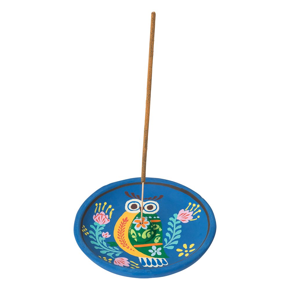 Incense Holder // Clay Owl // 13cm