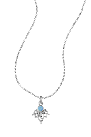 Necklace // Lotus Azure Opal