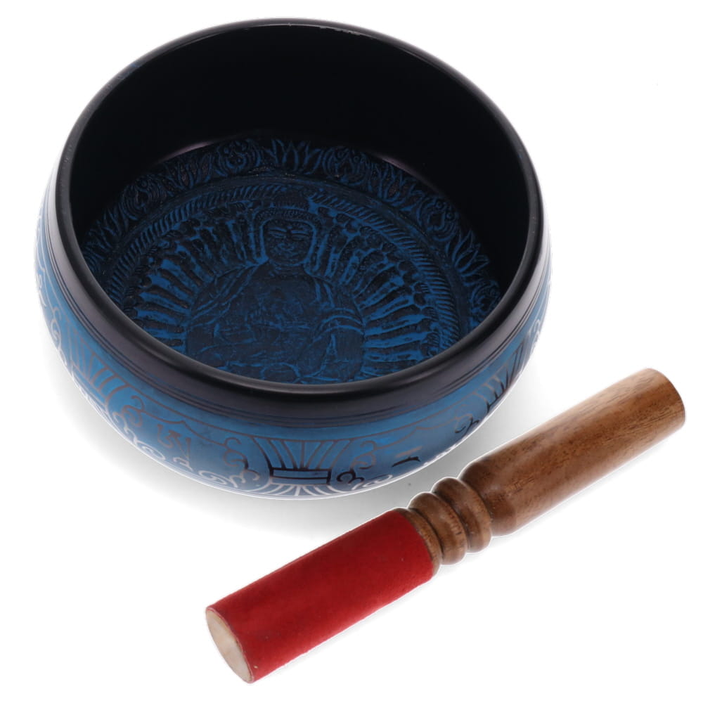 Singing Bowl // Buddha Blue Aluminium // 16.5cm