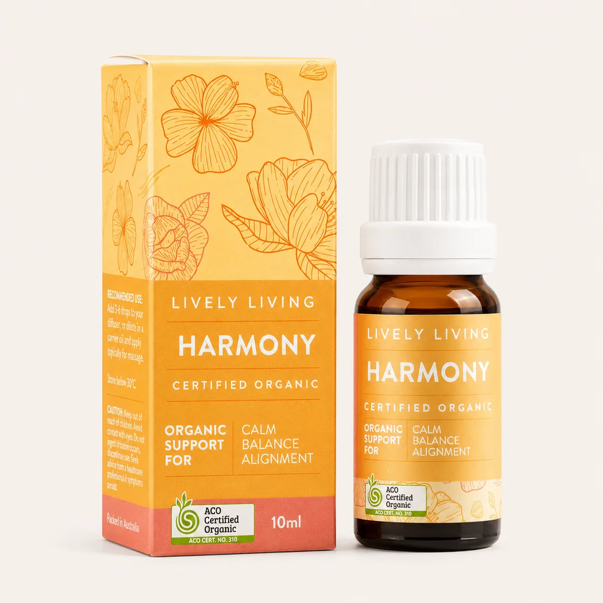 Lively Living // Harmony ACO Certified Organic Essential Oil // 10ml