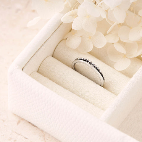 Tapered Beaded Ring