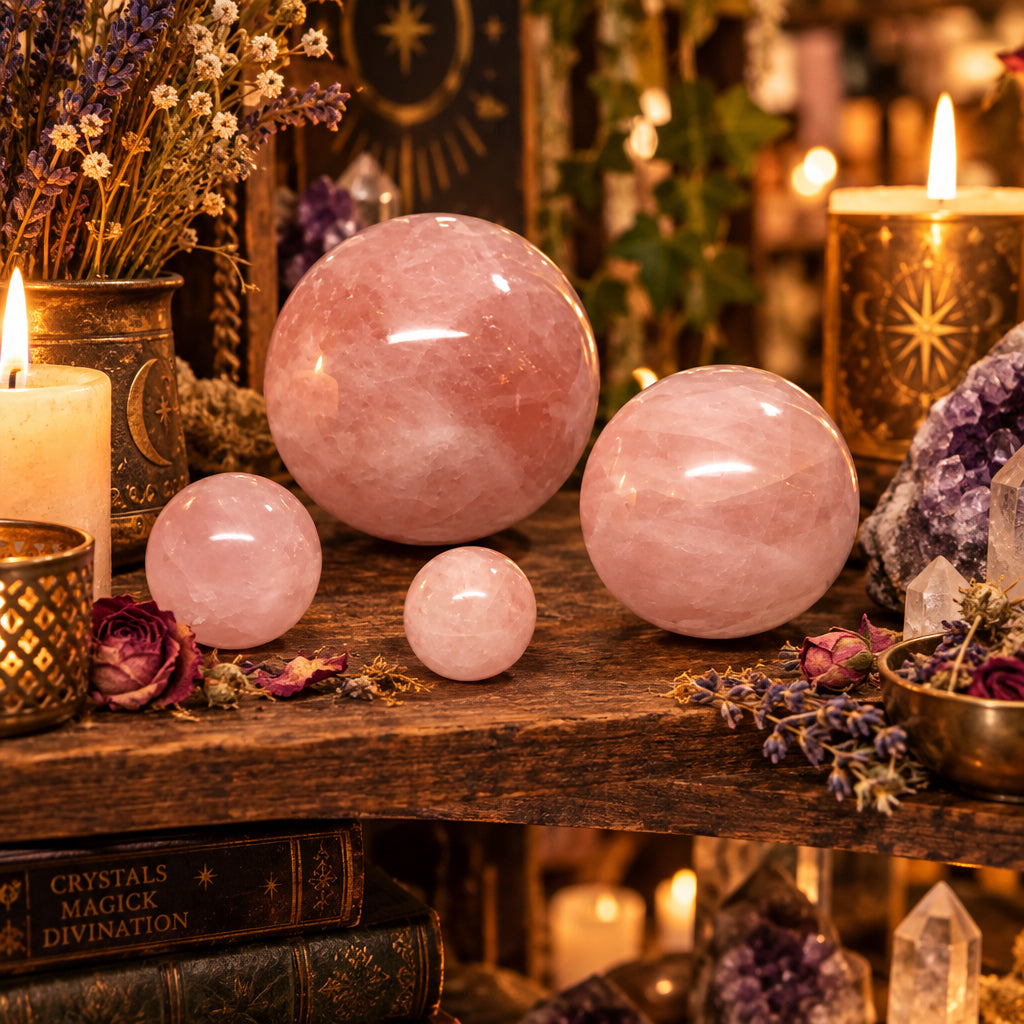 Crystal Sphere // Rose Quartz