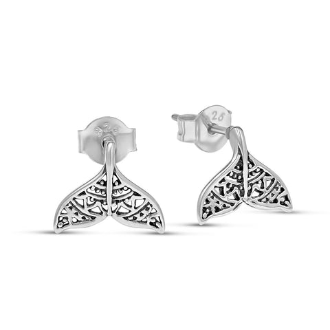 Studs // Mandala Dolphin Tail