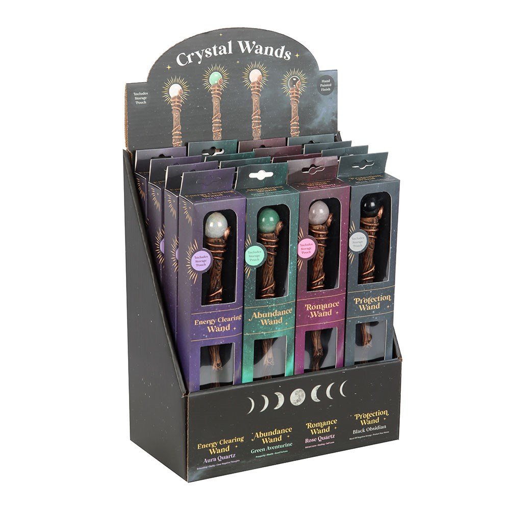 Wiccan // Crystal Wands with Pouches