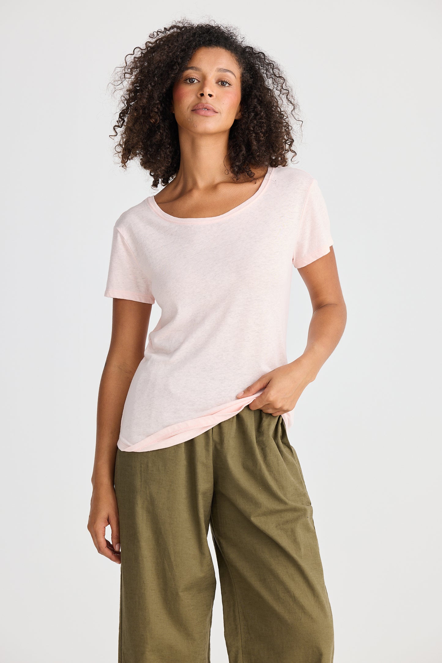 Monza Tee // Pink