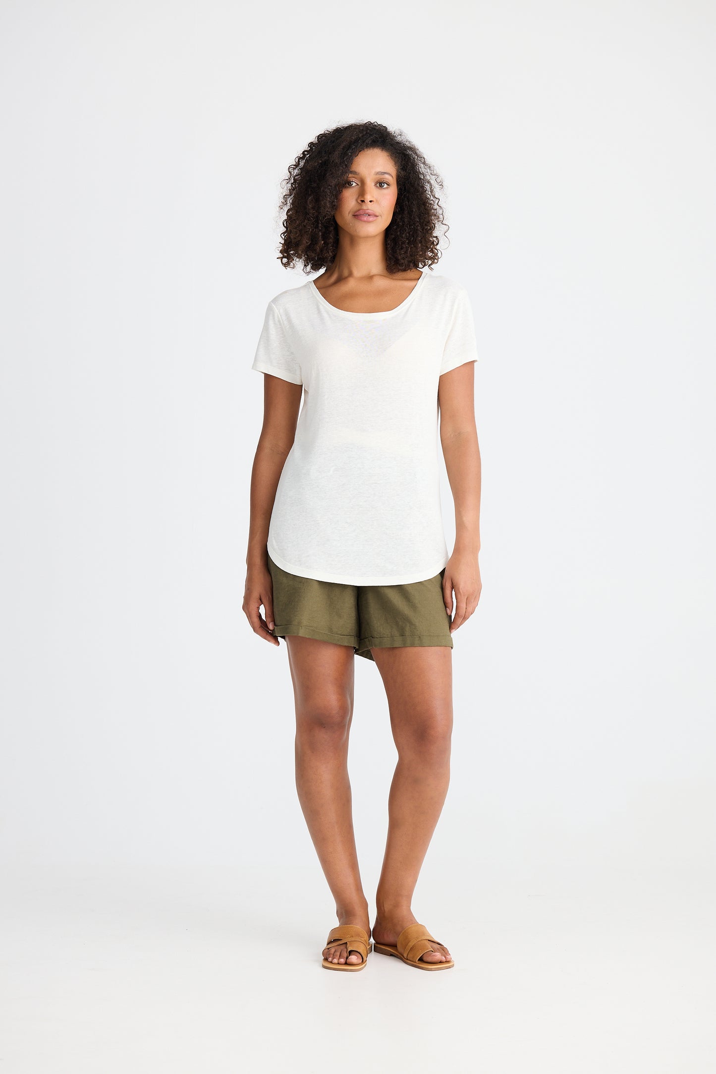 Monza Tee // White