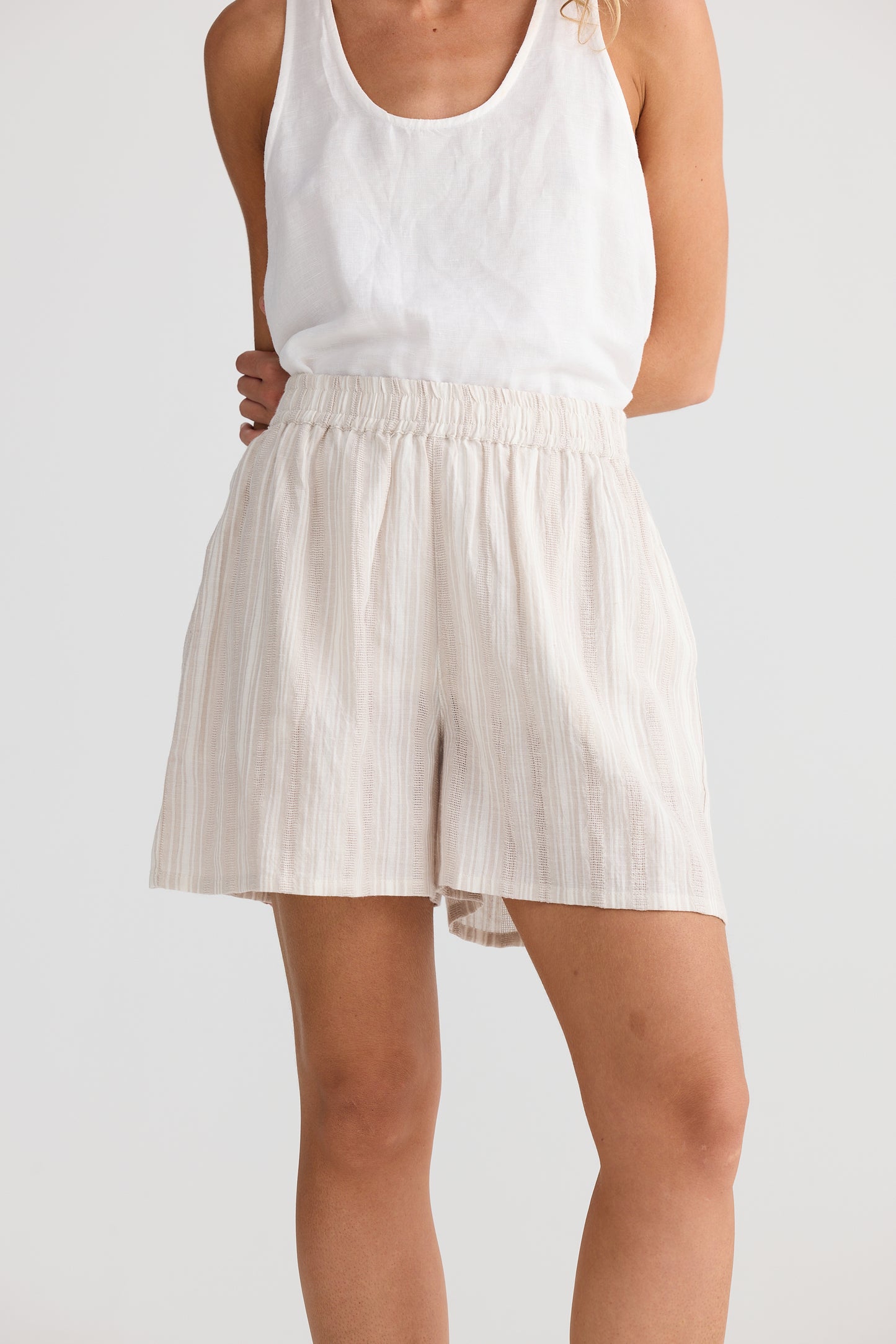 Capri Shorts // Tuscan Stripe