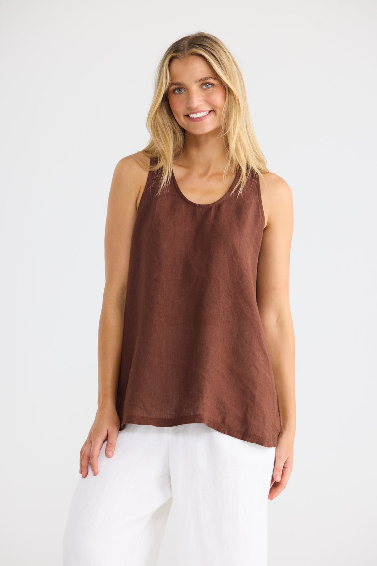 Livorno Singlet // Chocolate