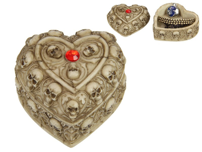 Box // Skull Heart Shape