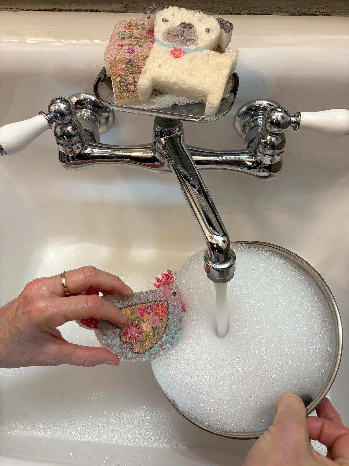 Puff Up Sponges // Set of 5 // Cottage