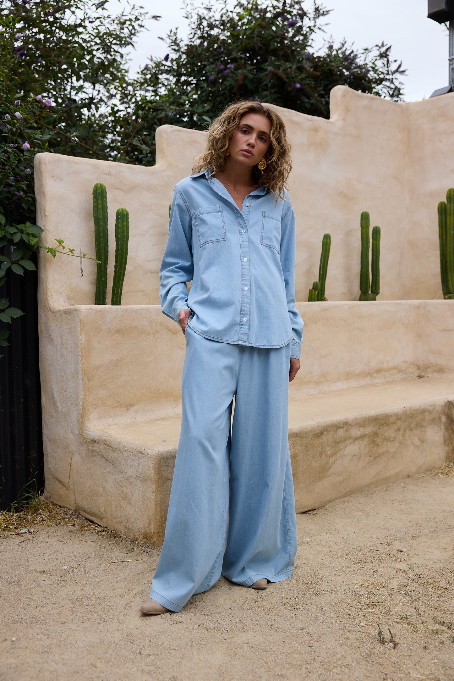 Whiplash Shirt // Light Denim