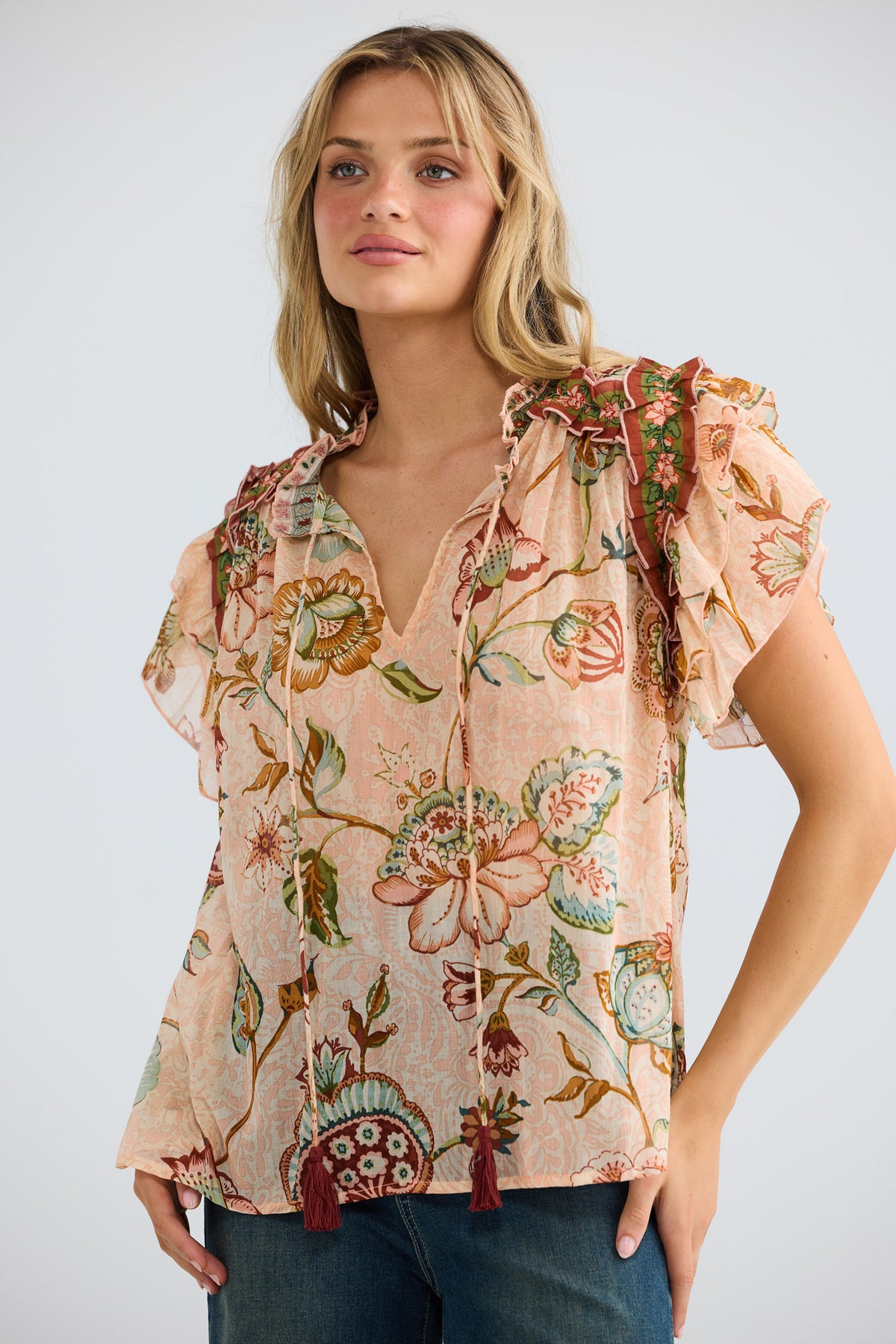 Sorrae Top // Wildflower Oasis