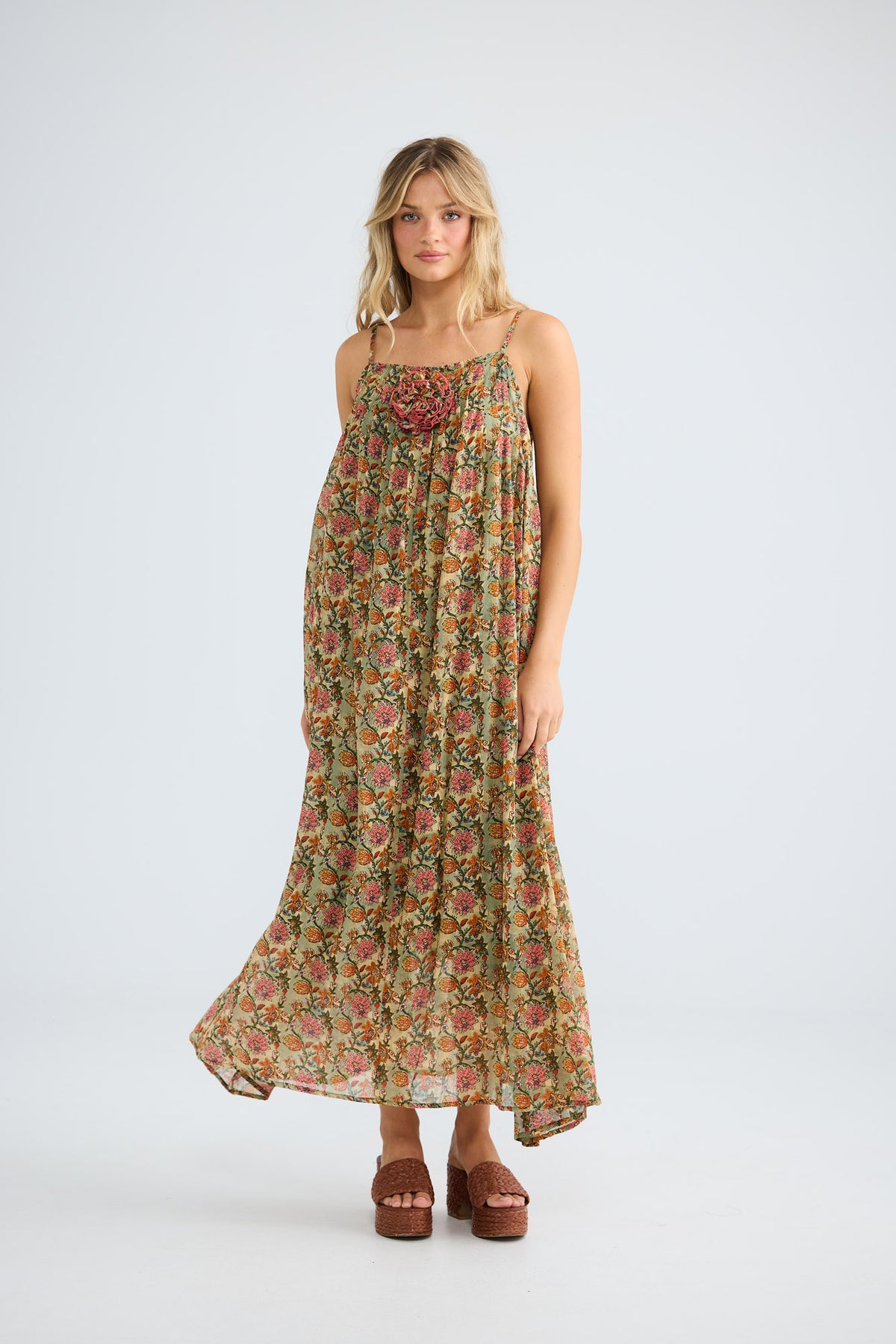 Noema Dress // Green Meadow