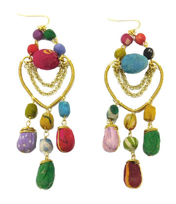 Earrings // Multi With Brass