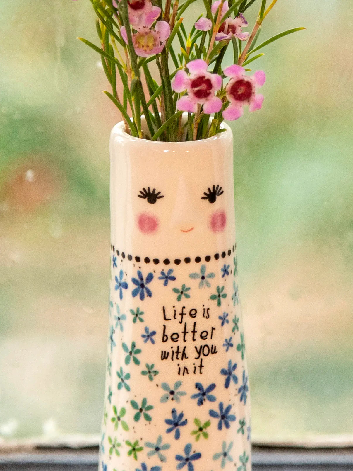 Folk Friend Bud Vase // Life Is Better