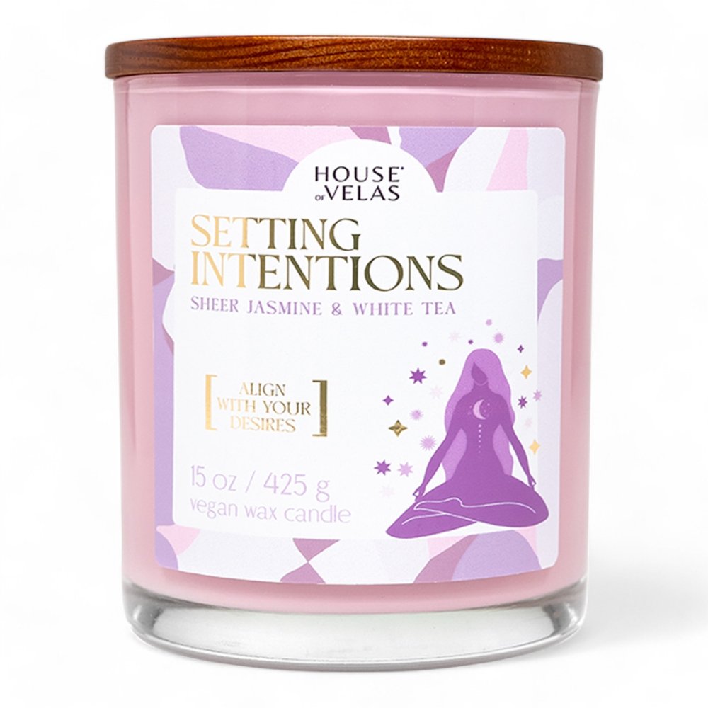 Candle // Setting Intentions Wellness Ritual // 425gms