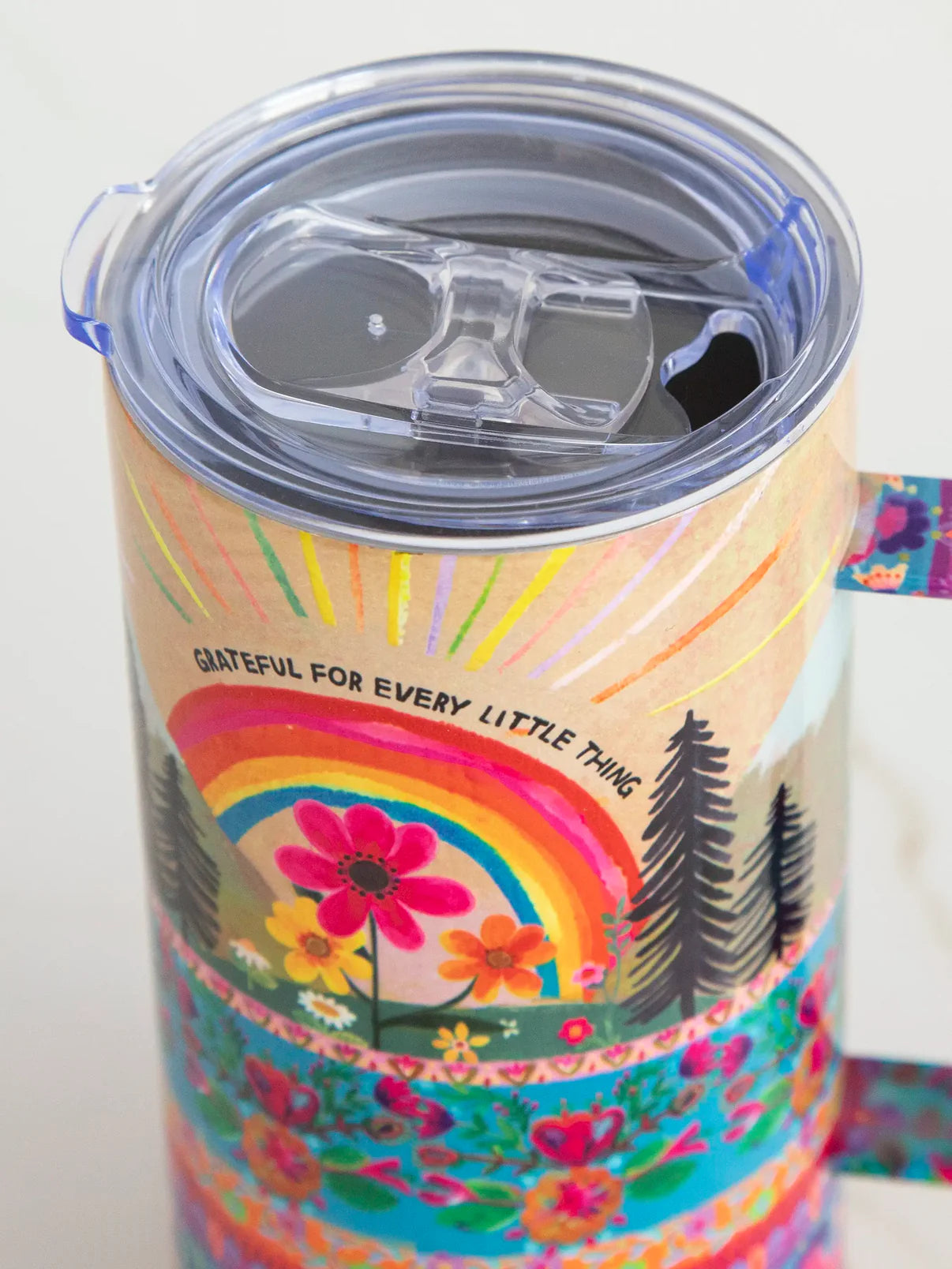 Cork Coffee Tumbler // Grateful