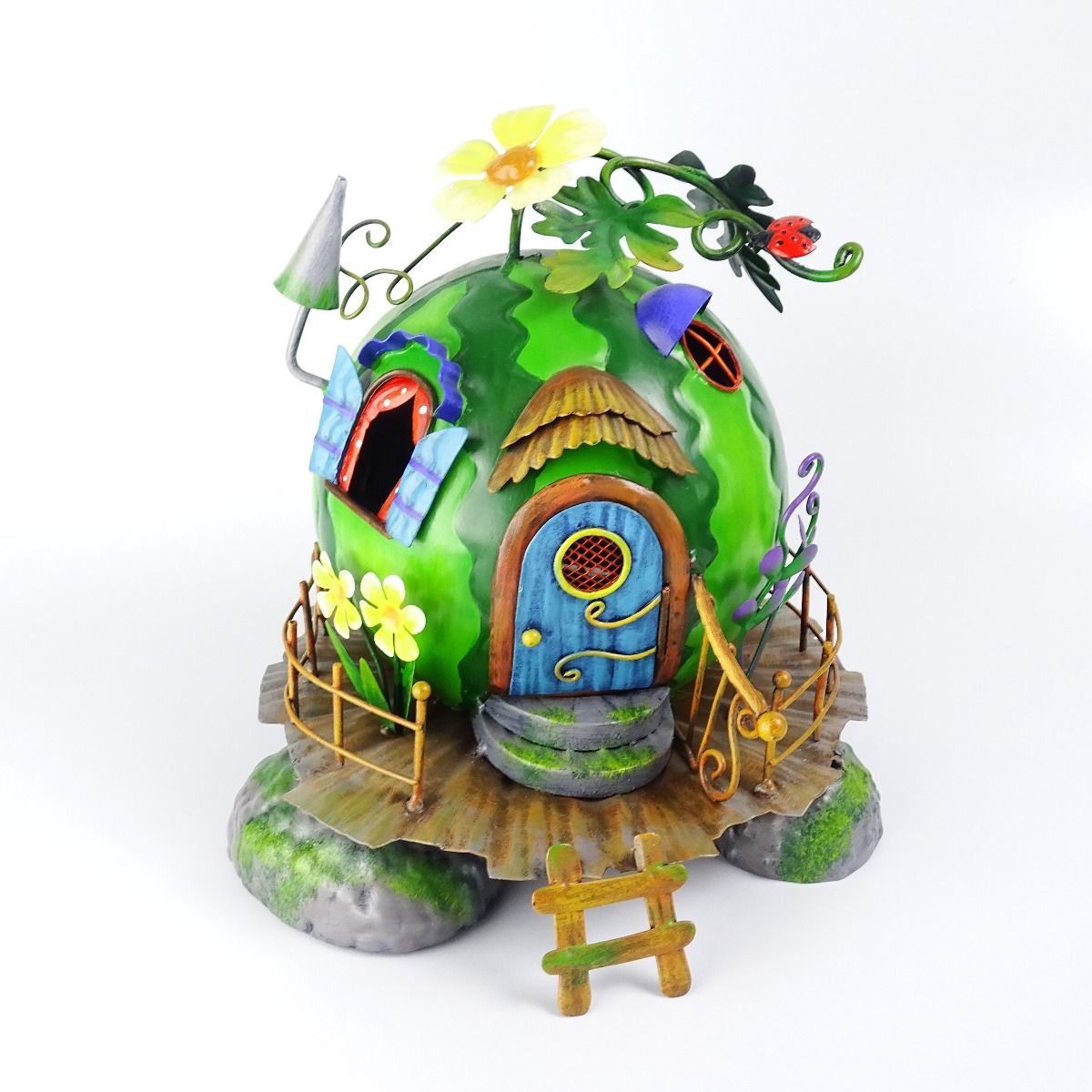 Faery // Metal Fairy House // Watermelon
