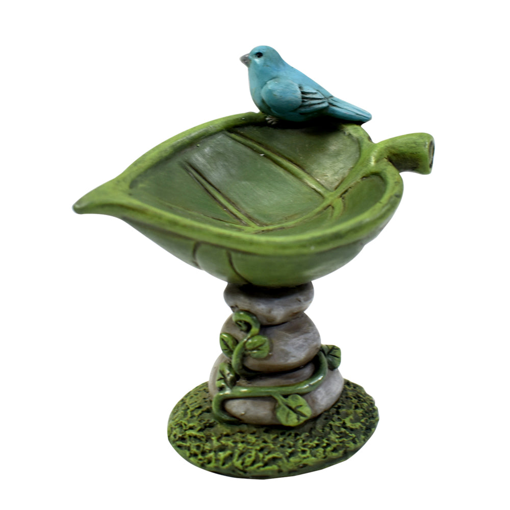 Faery Garden // Bird Bath // Leaf Design // Miniature Garden