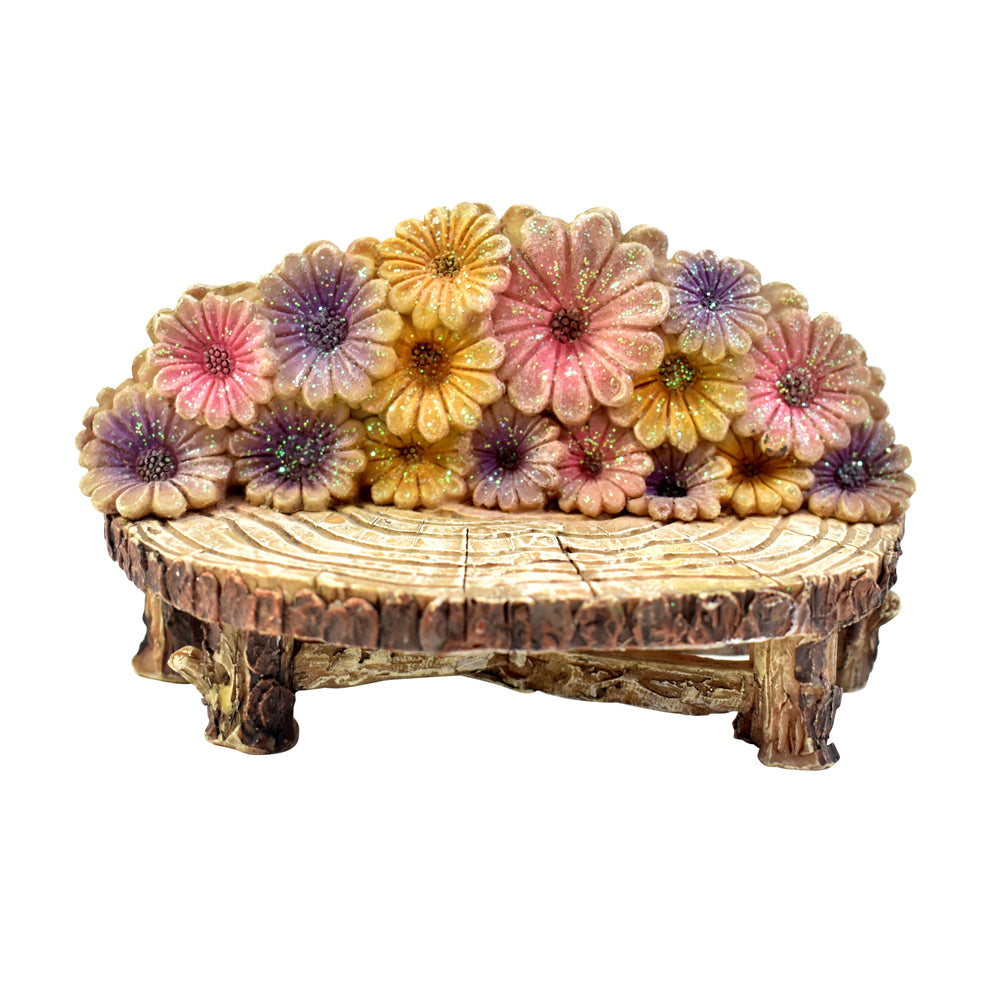 Faery Garden // Daisy Flower Bench