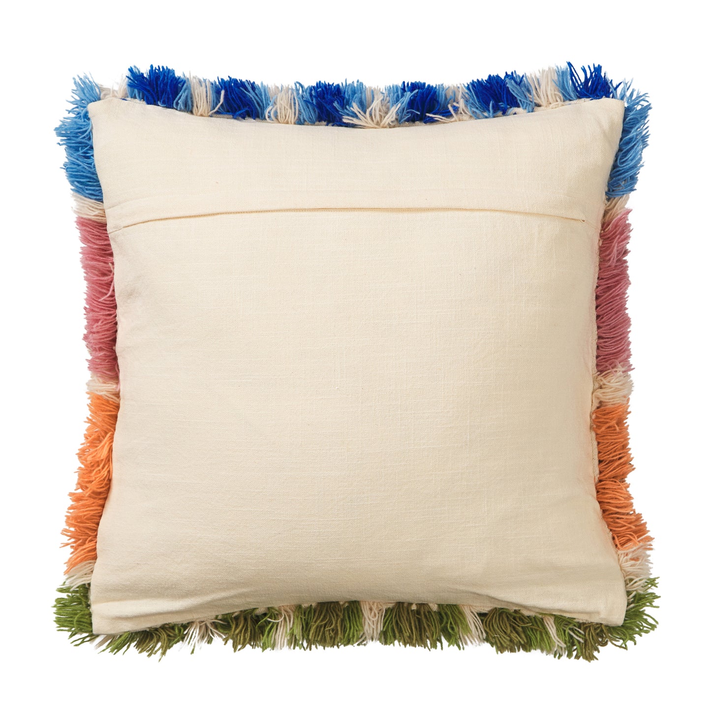 Aloki Shag Cushion // Rosewater