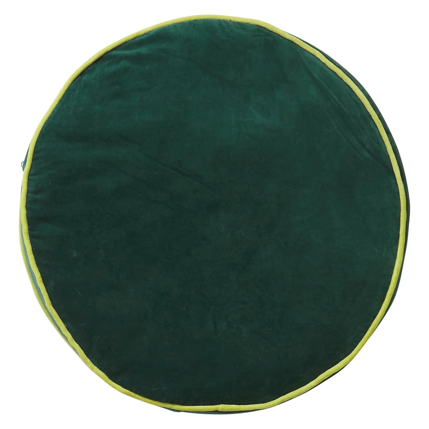 Etienne Velvet Floor Cushion // Forest