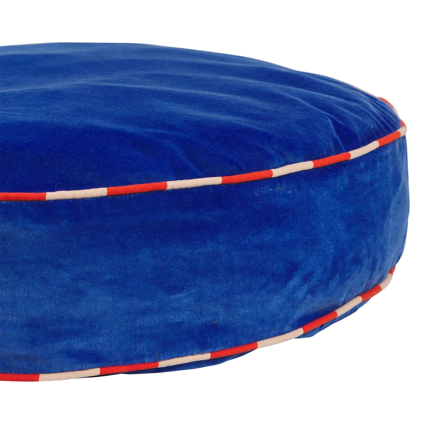 Etienne Velvet Floor Cushion // Lapis