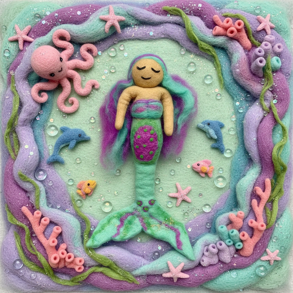 Felt // Urmi The Mermaid // Large