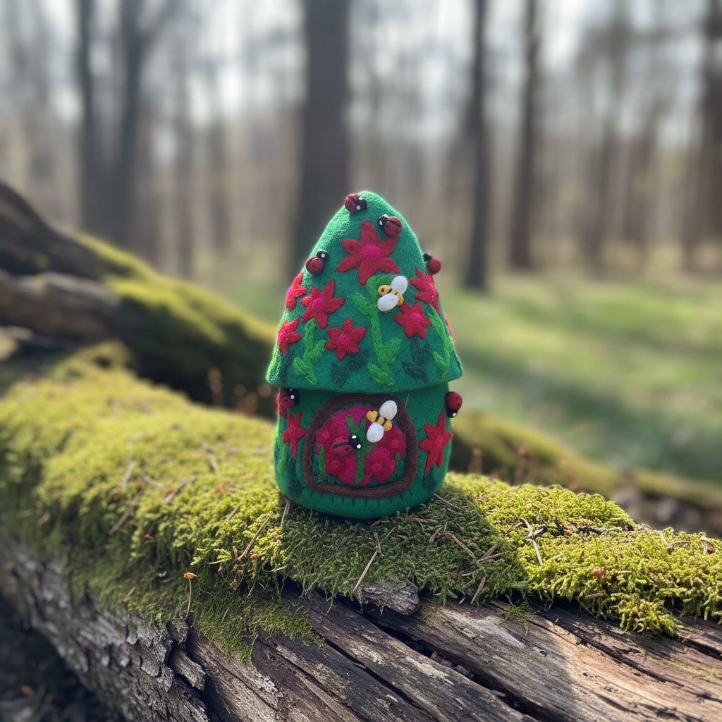 Felt // Ladybug Faery House // Small